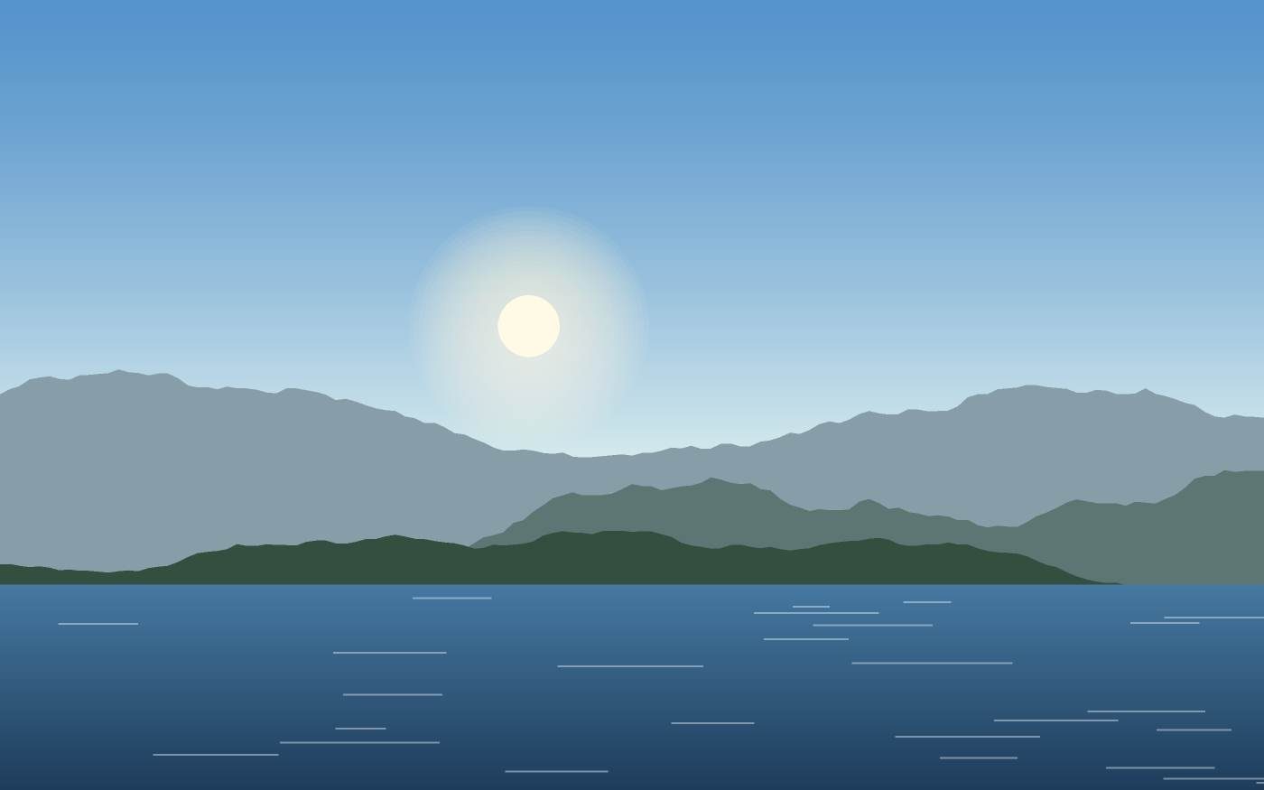 Landschaftsillustration