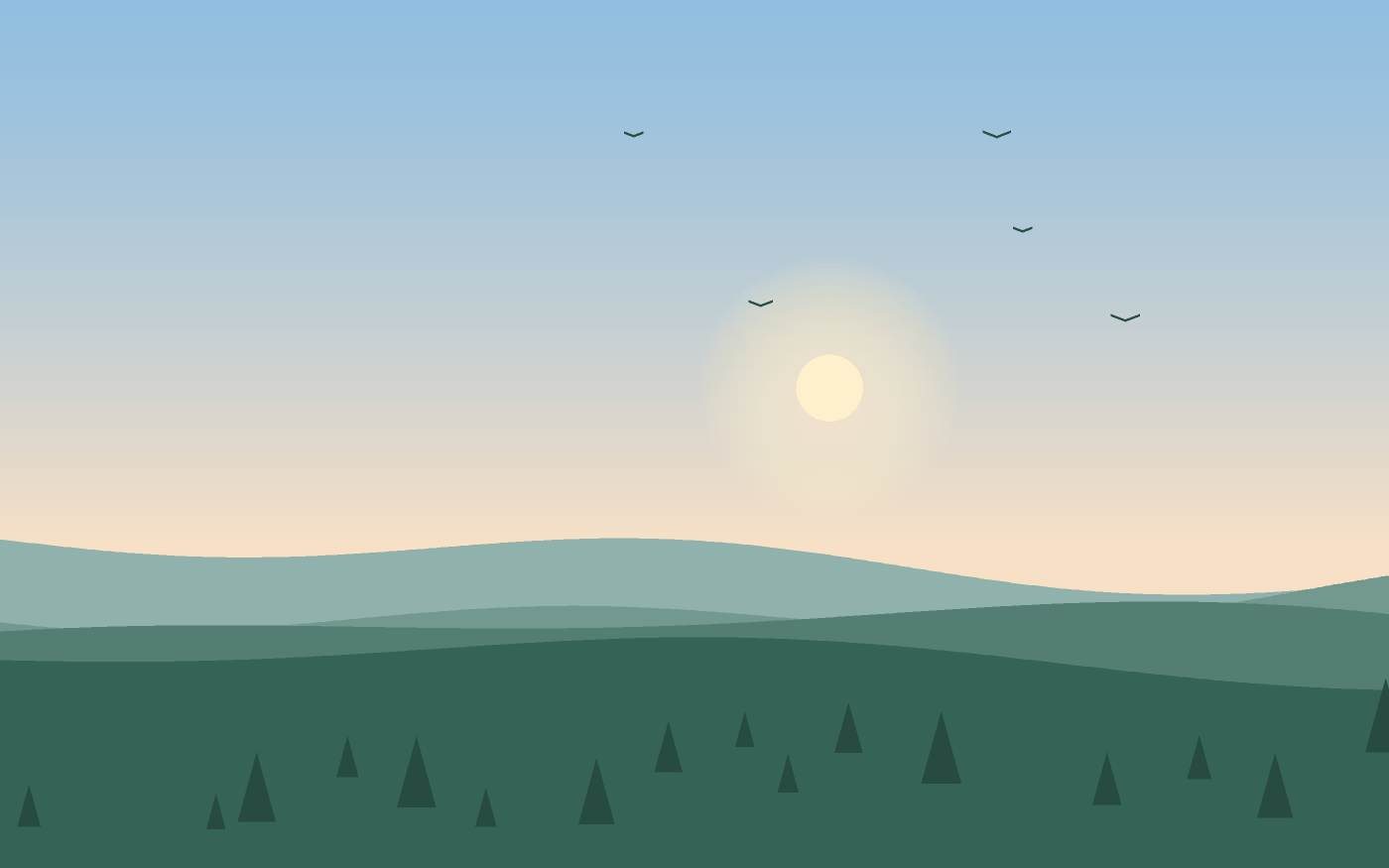 Landschapsillustratie