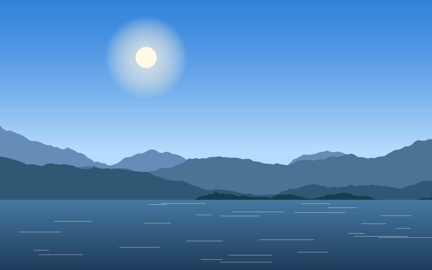 Landschapsillustratie