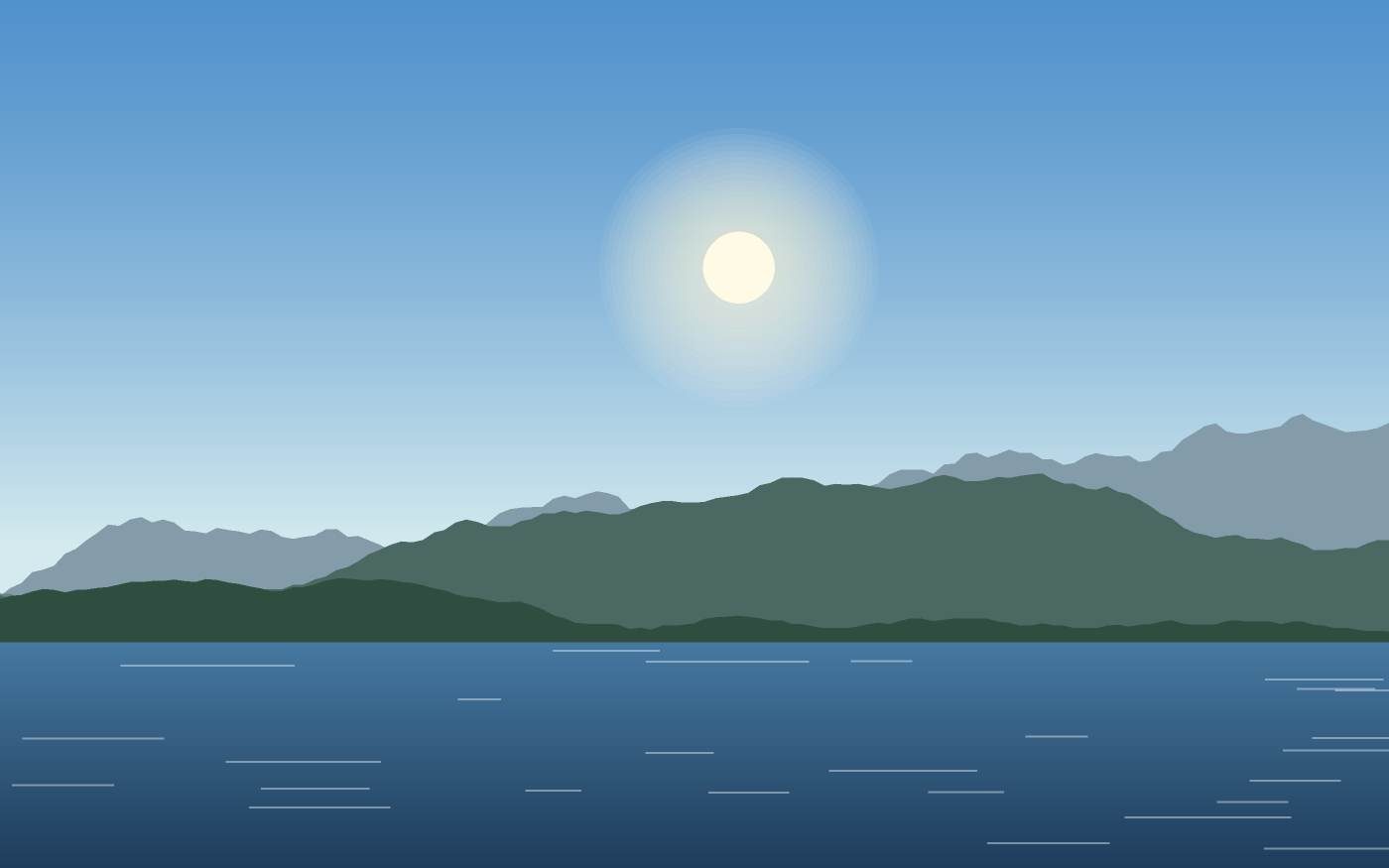Landschapsillustratie