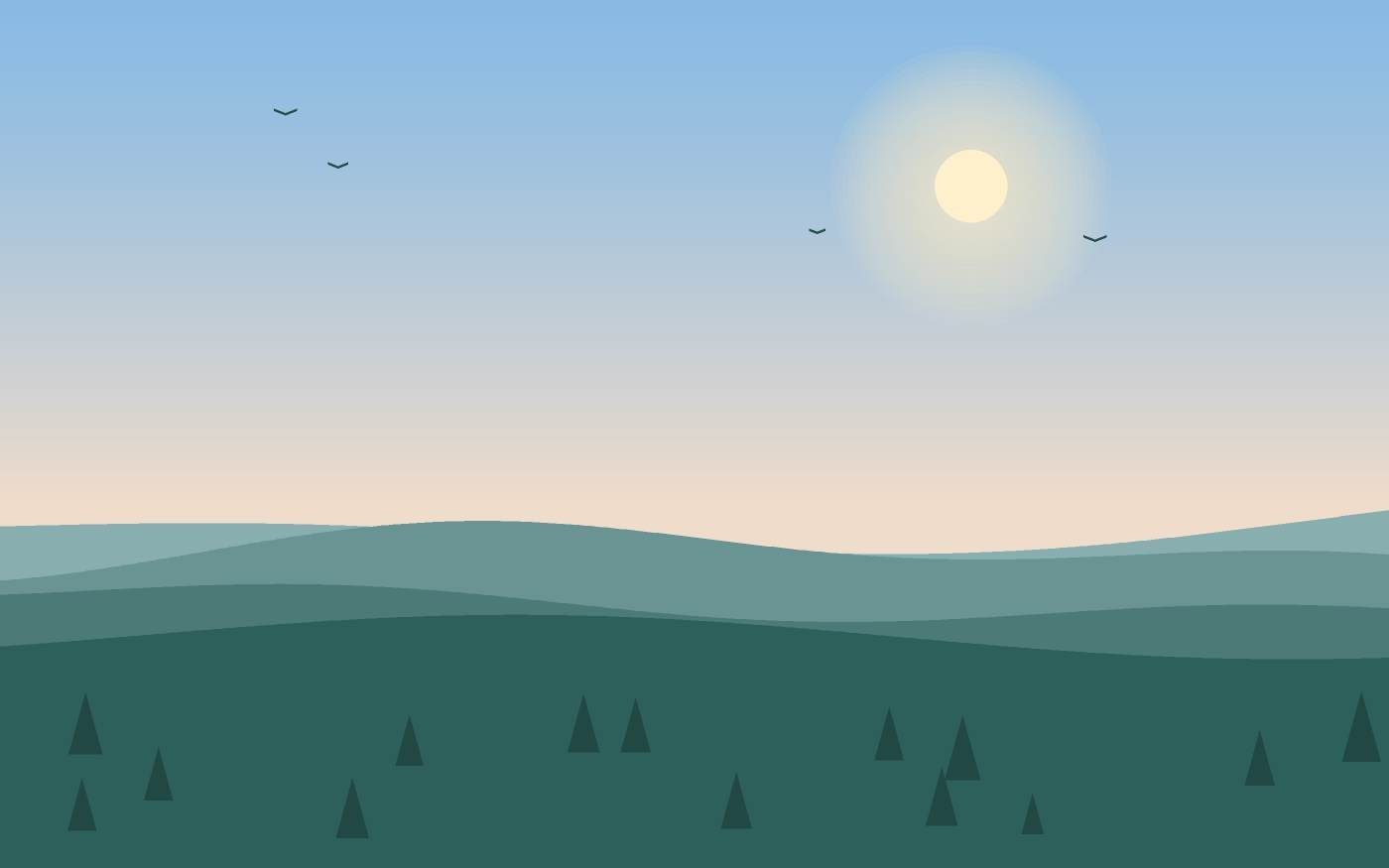 Landschaftsillustration