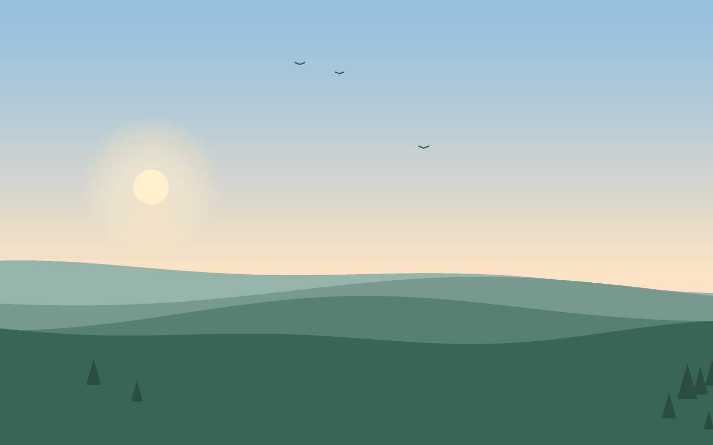 Ilustrace krajiny