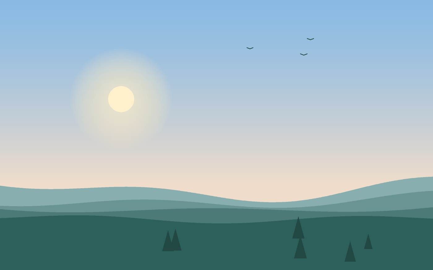 Ilustrace krajiny