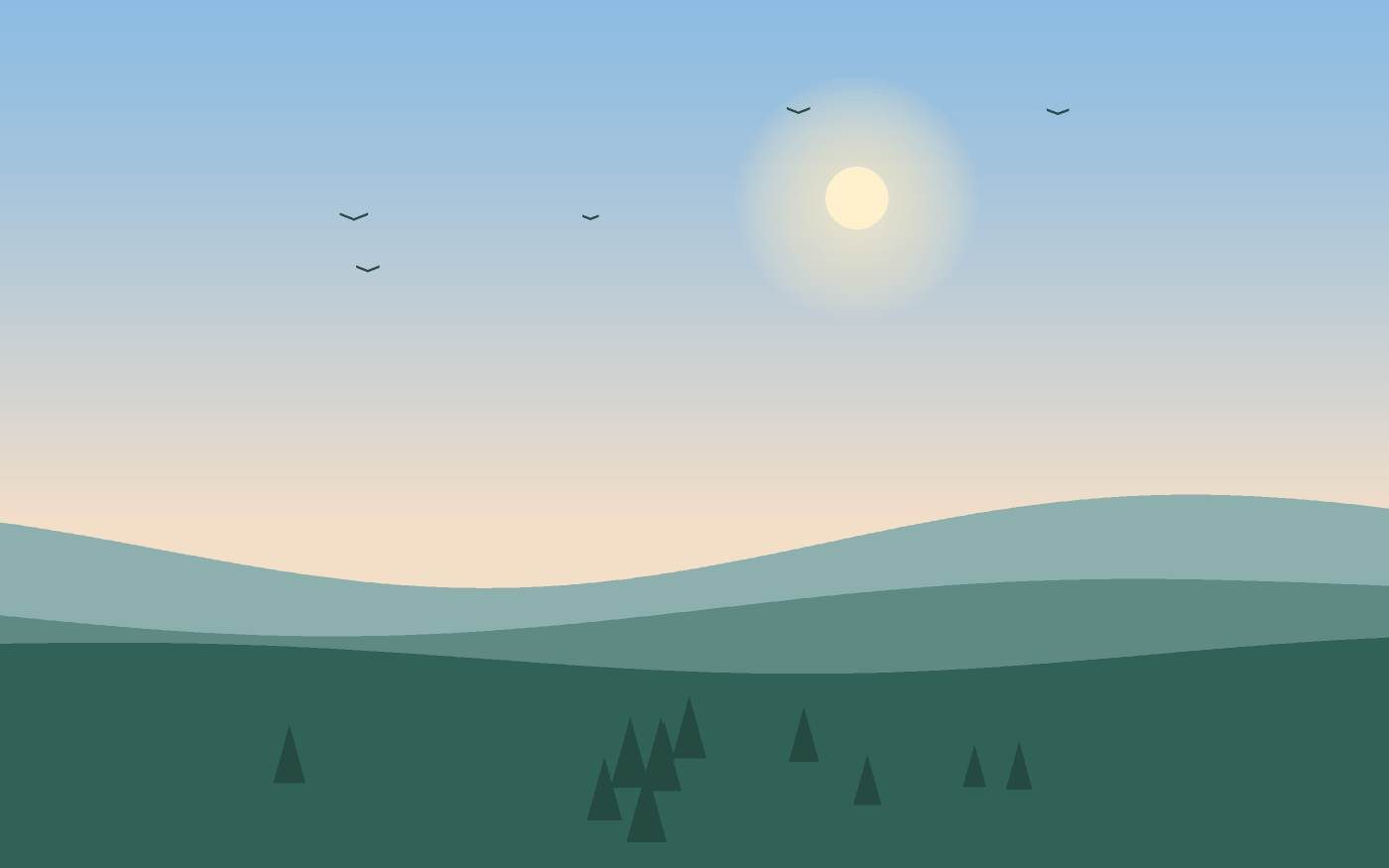 Landschaftsillustration