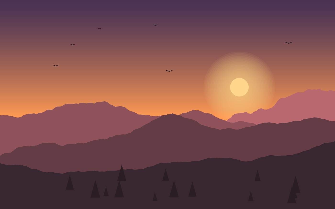 Illustration de paysage
