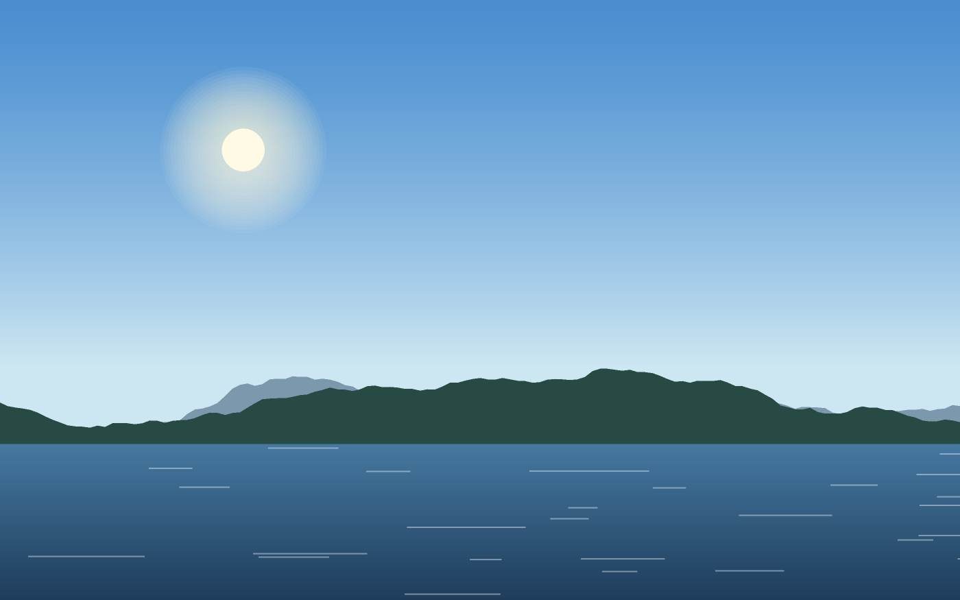 Landschapsillustratie