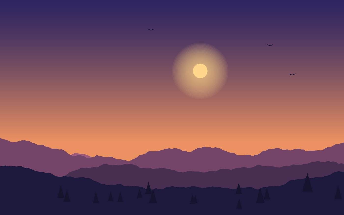 Ilustracja krajobrazu